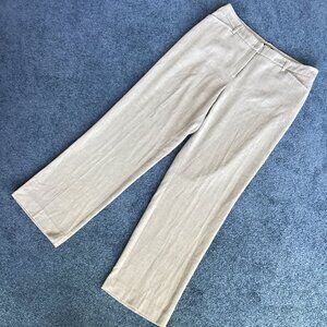 Gray Print Straight Leg Dress Pants - sz 12P